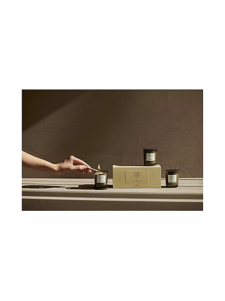 LOOOPS | Coffret cadeau de bougies parfumées 3 pièces KLASSIK | 