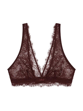 LOVE STORIES | Soutien-gorge sans armatures CHERIE Marron foncé