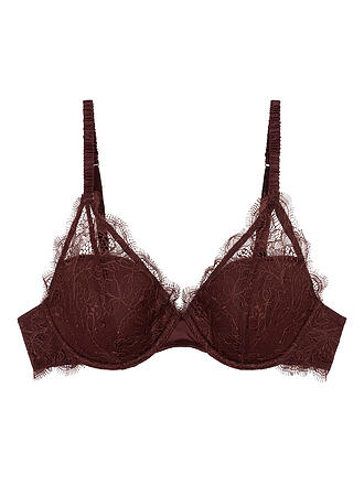 LOVE STORIES | Soutien-gorge à armatures GWYNETH Marron foncé
