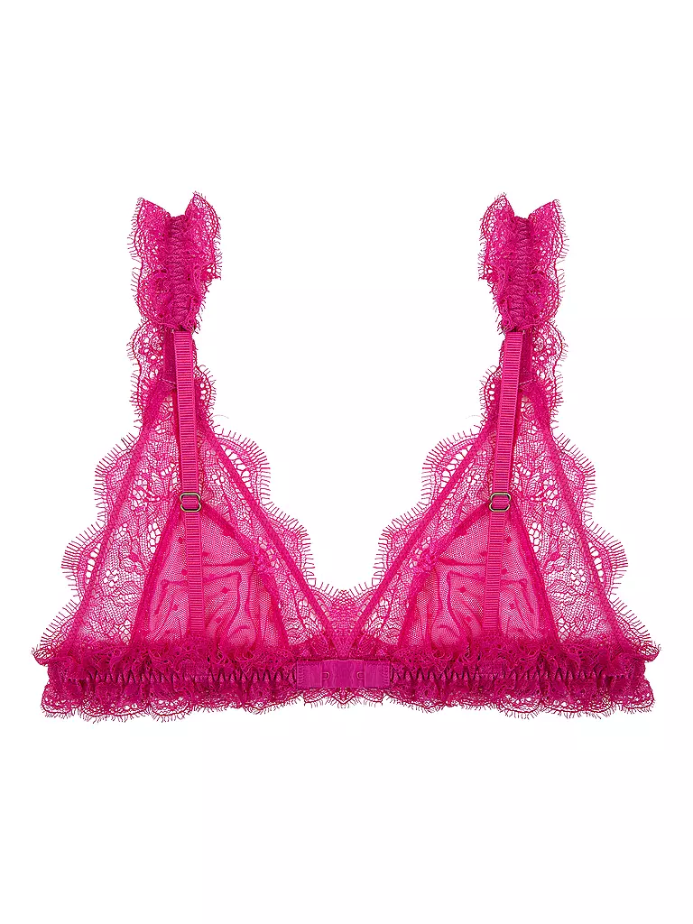 LOVE STORIES | BH ohne Bügel LOVE LACE pink | Rose vif