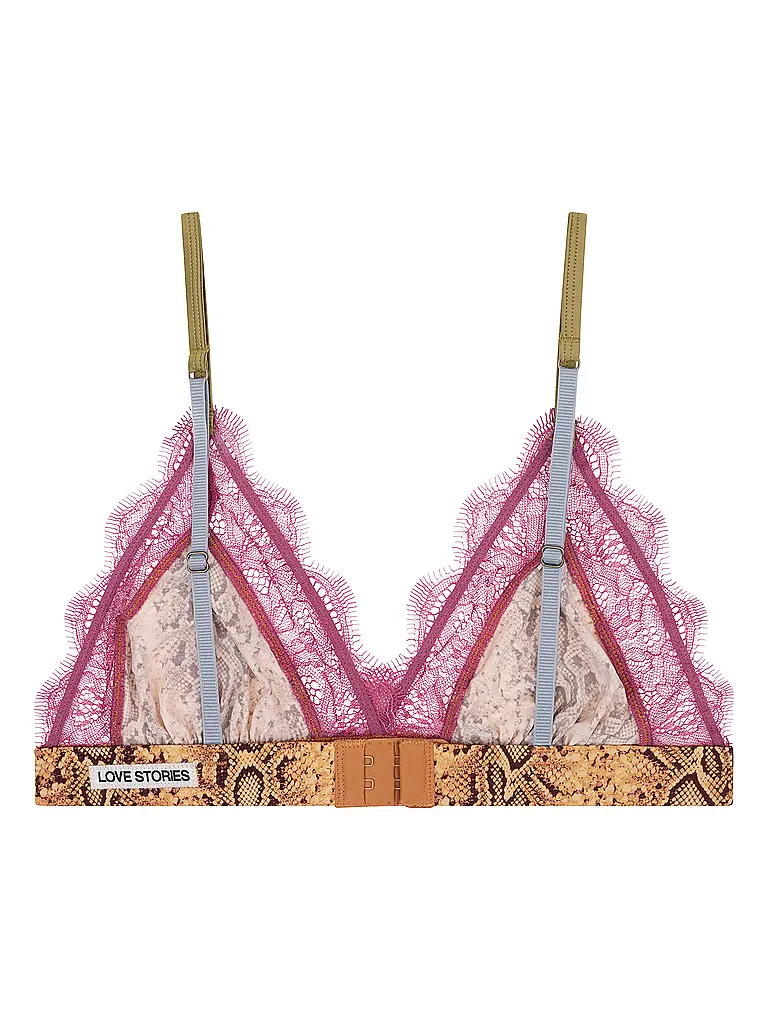 LOVE STORIES | Bralette LOVE LACE marron | 
