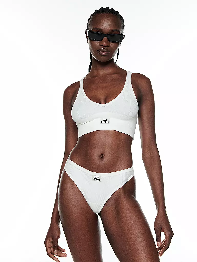 LOVE STORIES | Bustier POSEY blanc cassé | Crème