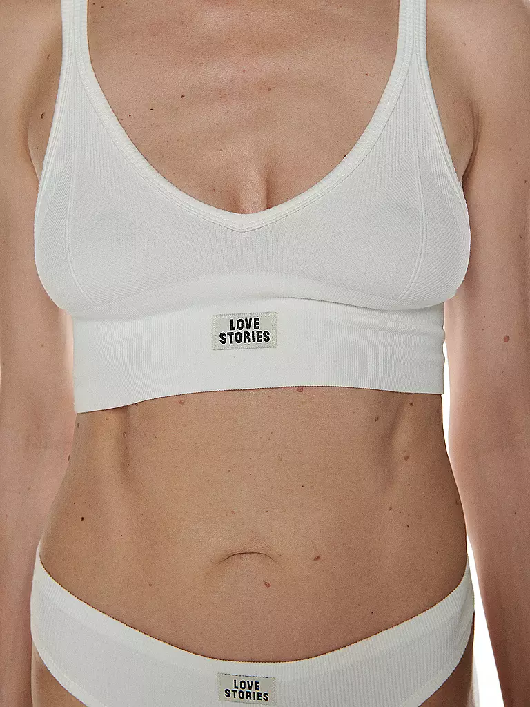 LOVE STORIES | Bustier POSEY blanc cassé | Crème