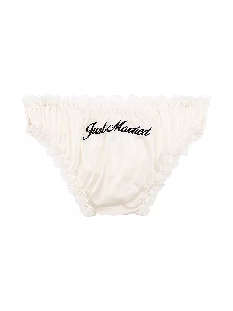 LOVE STORIES | Slip LOLA JUST MARRIED blanc cassé | 