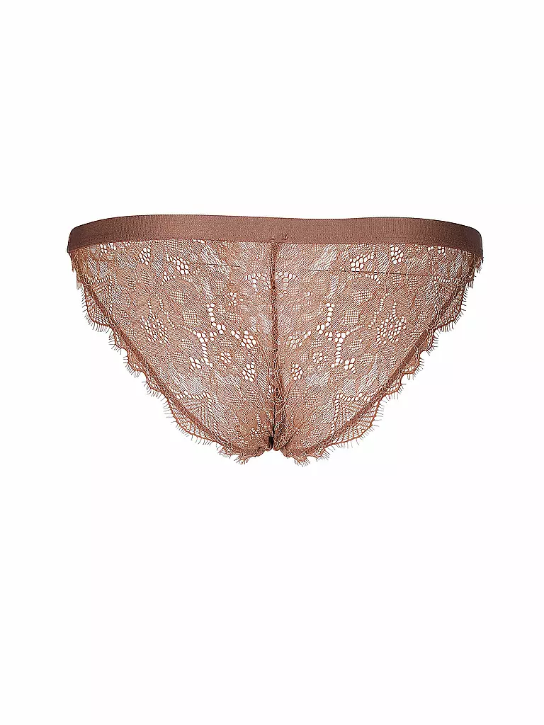 LOVE STORIES | Slip LOVE marron moyen | Marron