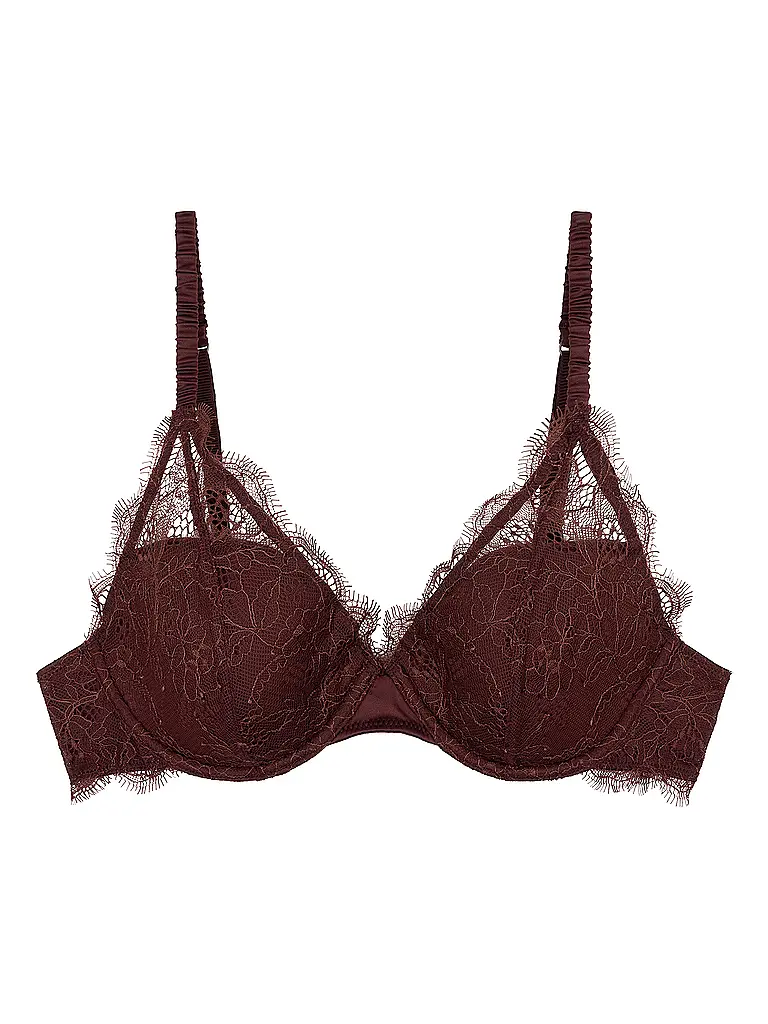 LOVE STORIES | Soutien-gorge à armatures GWYNETH Marron foncé | Marron