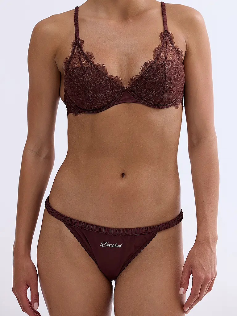 LOVE STORIES | Soutien-gorge à armatures GWYNETH Marron foncé | Marron