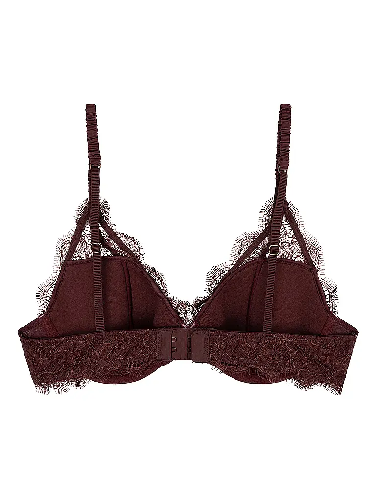 LOVE STORIES | Soutien-gorge à armatures GWYNETH Marron foncé | 