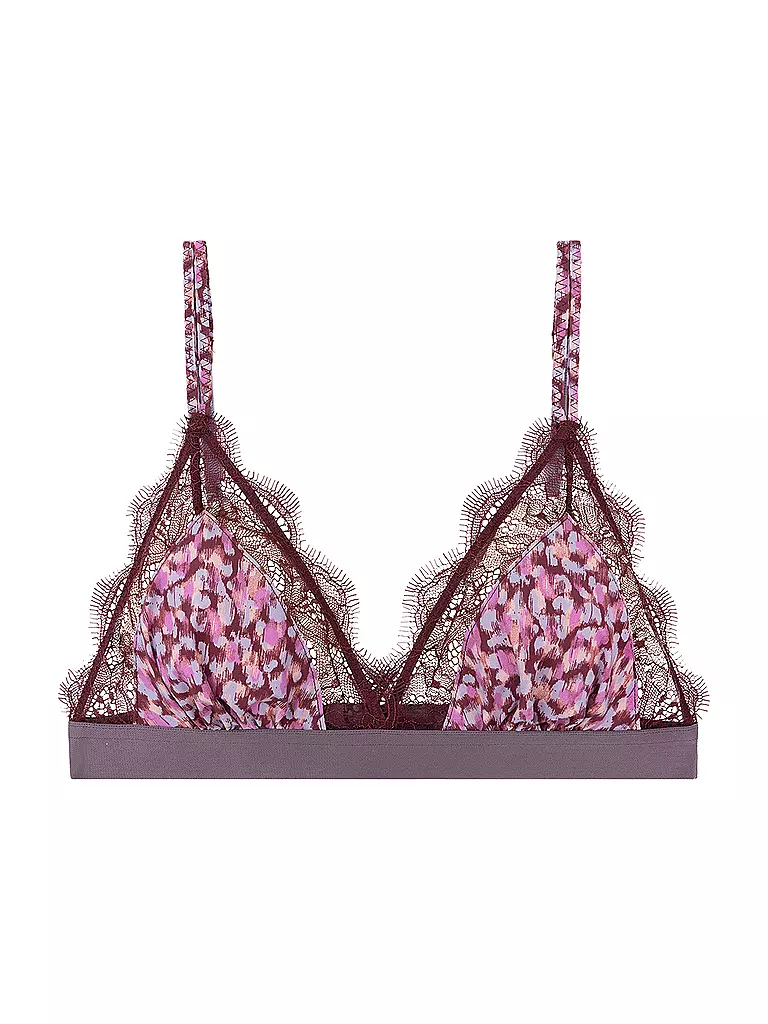 LOVE STORIES | Soutien-gorge sans armatures LOVE LACE burgundy | beere