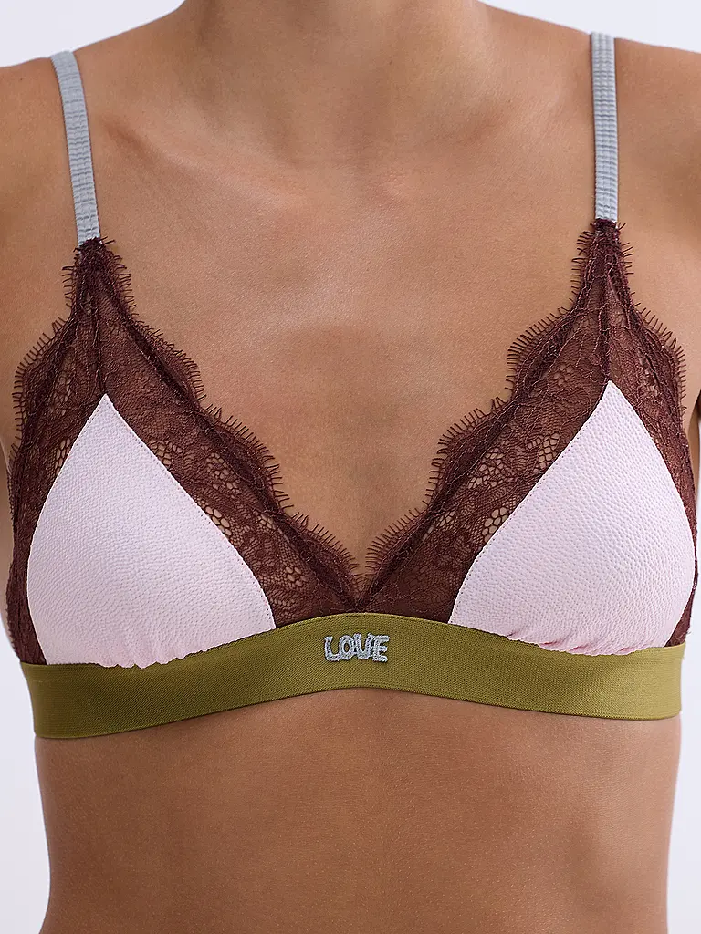 LOVE STORIES | Soutien-gorge sans armatures LOVE LACE Rose | 