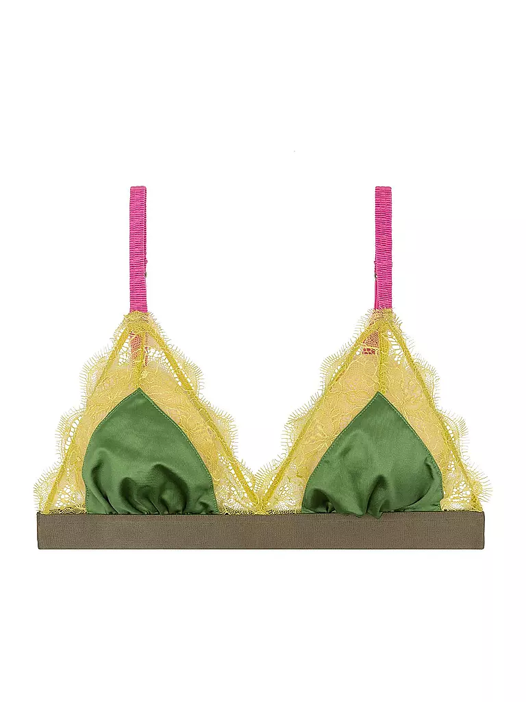 LOVE STORIES | Soutien-gorge sans armatures LOVE LACE vert | grün