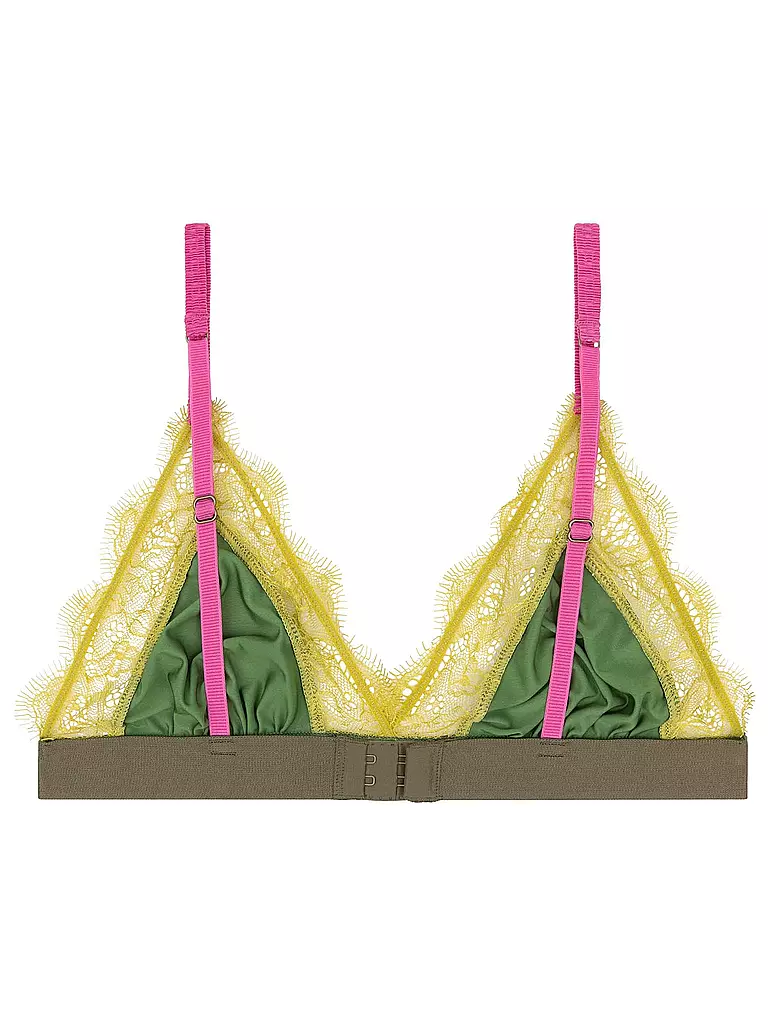 LOVE STORIES | Soutien-gorge sans armatures LOVE LACE vert | 