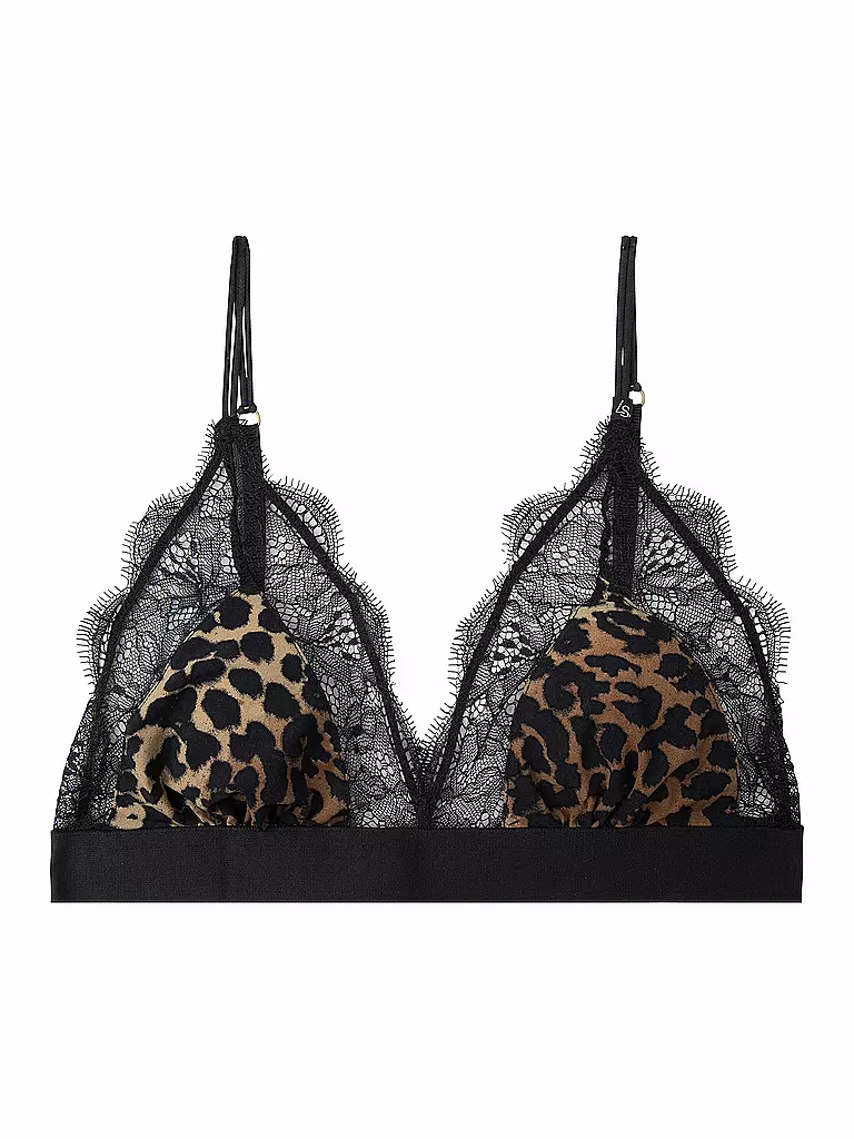 LOVE STORIES | Soutien-gorge triangle "Love Lace" (Léo) | Marron