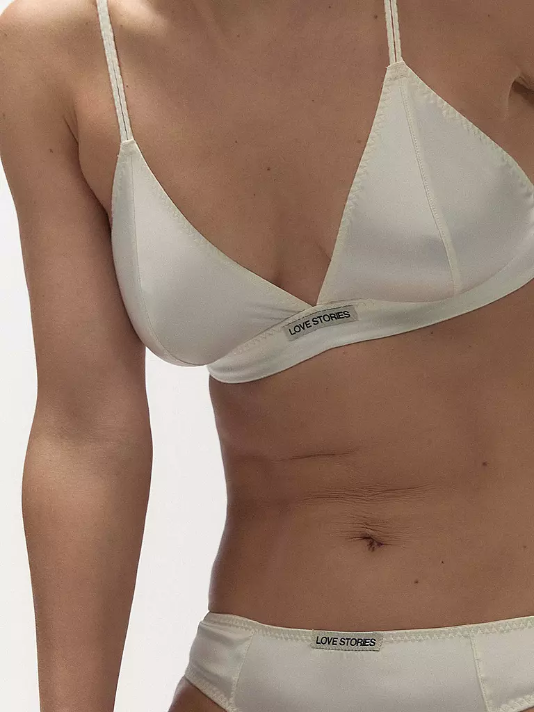 LOVE STORIES | Soutien-gorge triangle DARLING blanc cassé | Crème