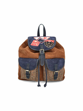 LUIS TRENKER | Sac à dos traditionnel LUMARCEL bleu foncé