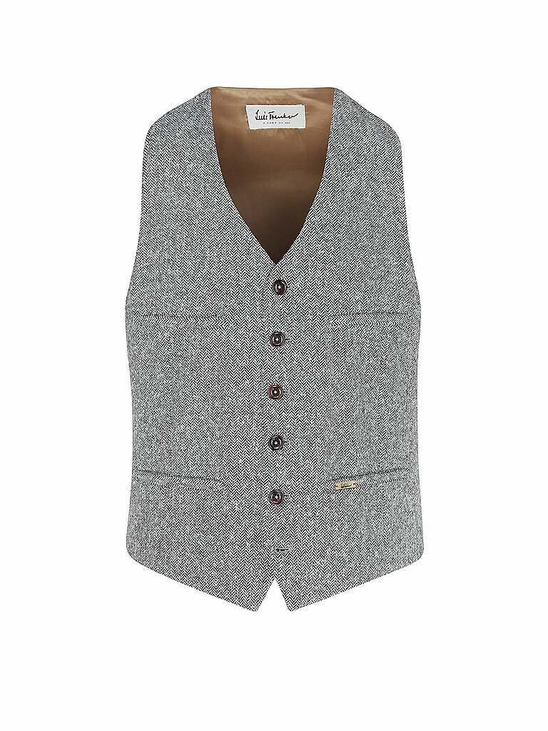 Gilet traditionnel LUSEBASTIAN gris clair 48