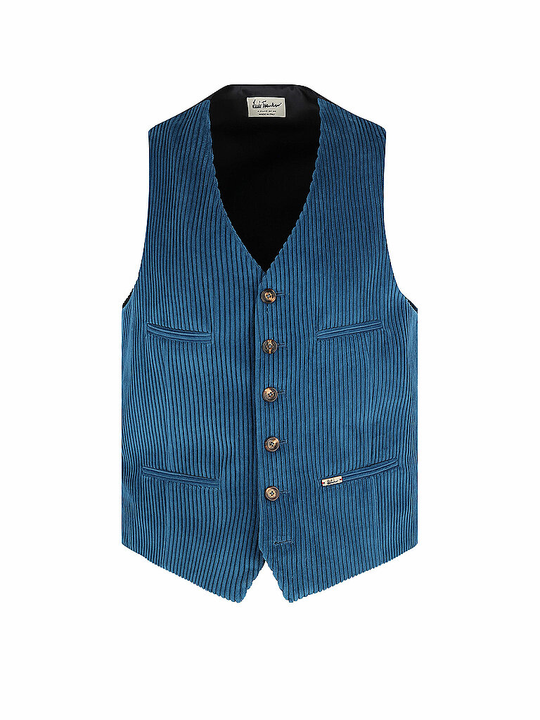 Gilet traditionnel LUSEBASTIAN bleu 48