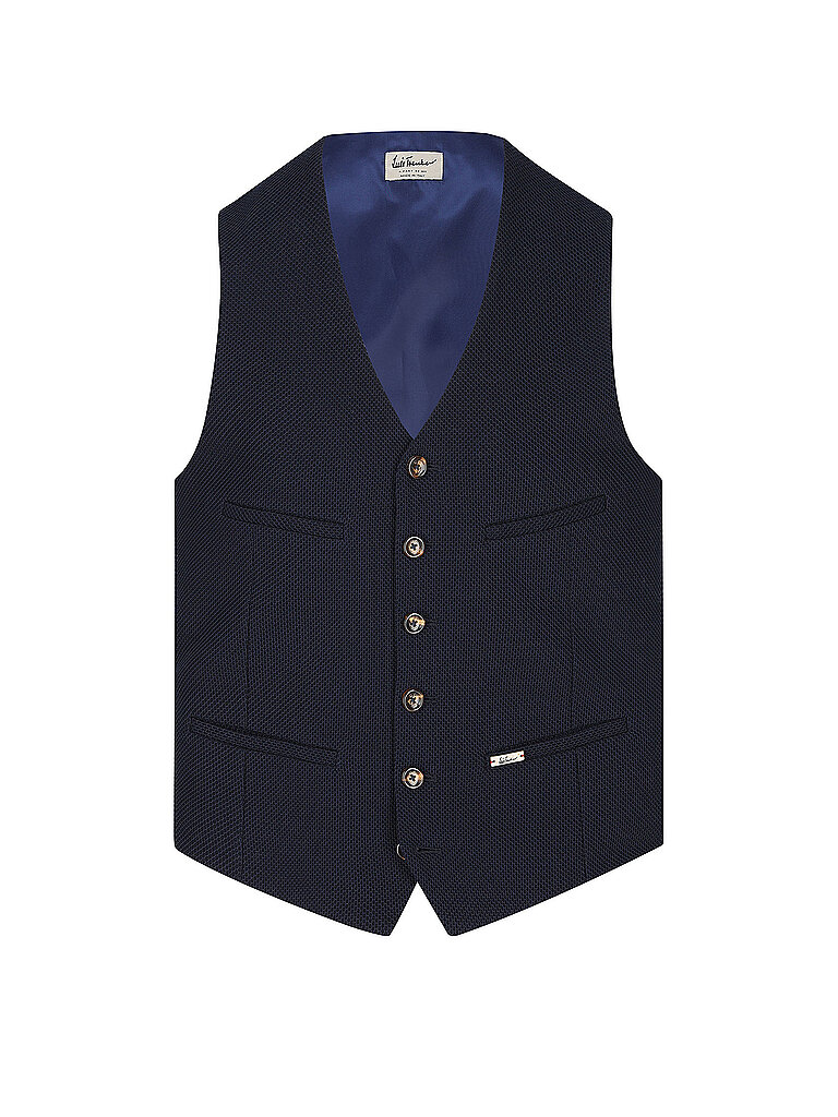 Gilet traditionnel LUSEBASTIAN bleu marine 48
