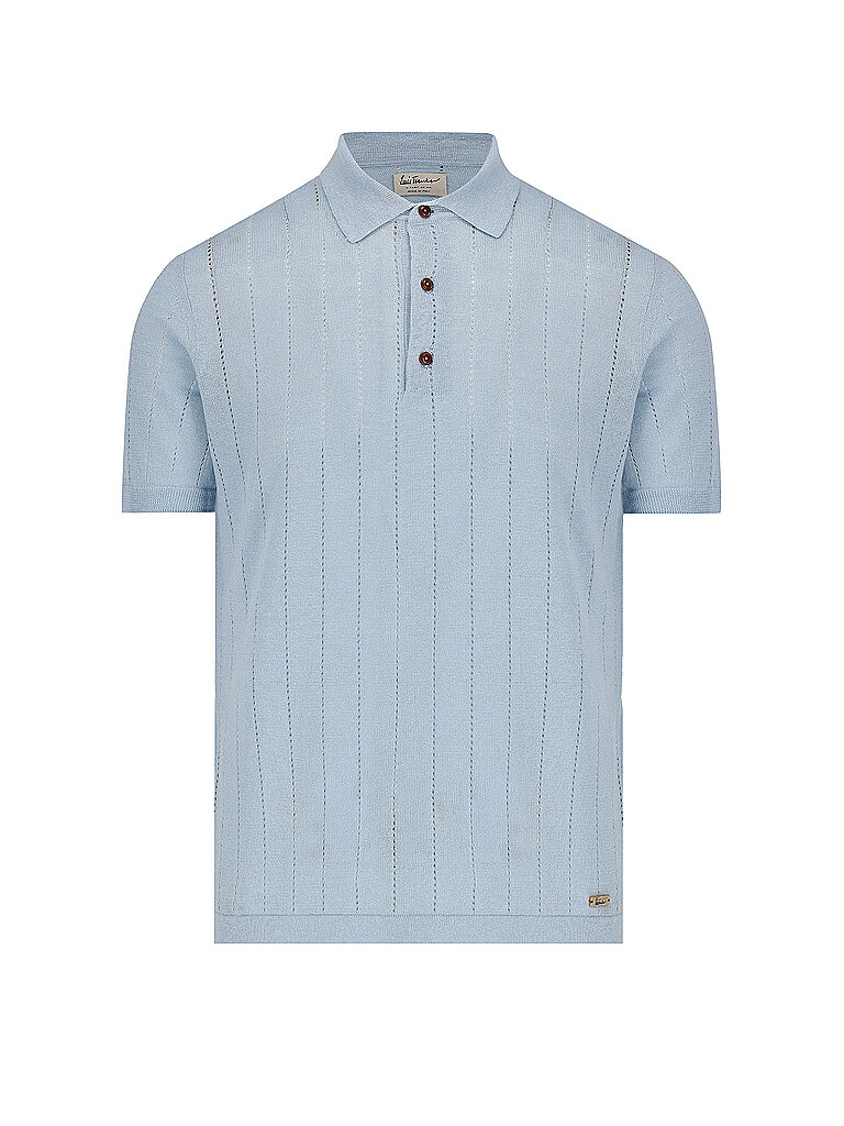 Polo traditionnel LUVIC bleu clair L