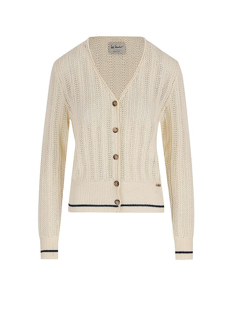 Gilet traditionnel en tricot LUAKIRELLA crème XL