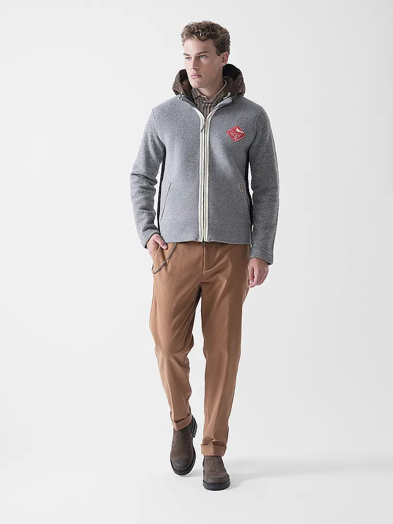 LUIS TRENKER | Cardigan LUWALLACE | hellgrau