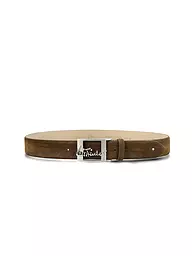 LUIS TRENKER | Ceinture en cuir LUFRANCO | Olive