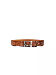 LUIS TRENKER | Ceinture traditionnelle LUFRANCO | Marron
