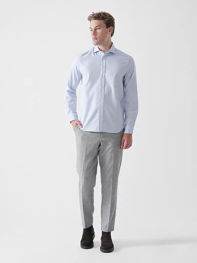 LUIS TRENKER | Chemise traditionnelle LUBELTRAN | Bleu clair