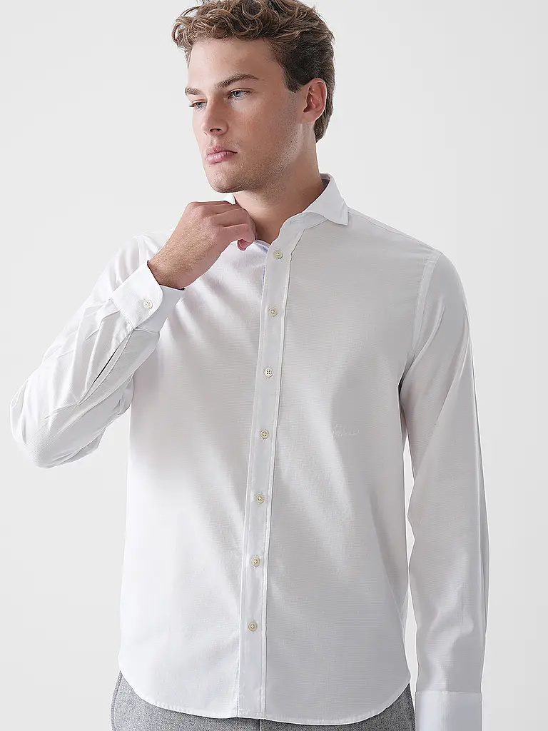 LUIS TRENKER | Chemise traditionnelle LUBELTRAN | Blanc