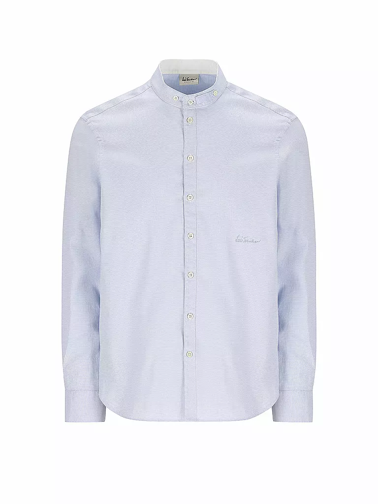 LUIS TRENKER | Chemise traditionnelle LUBERNET STRUCTURE | Bleu clair