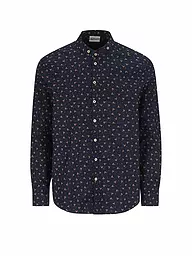 LUIS TRENKER | Chemise traditionnelle LUBERNET | Bleu foncé