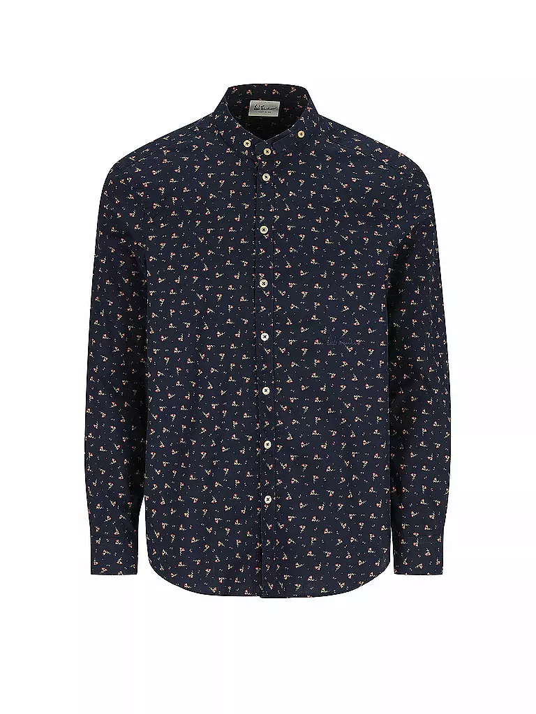 LUIS TRENKER | Chemise traditionnelle LUBERNET | Bleu foncé