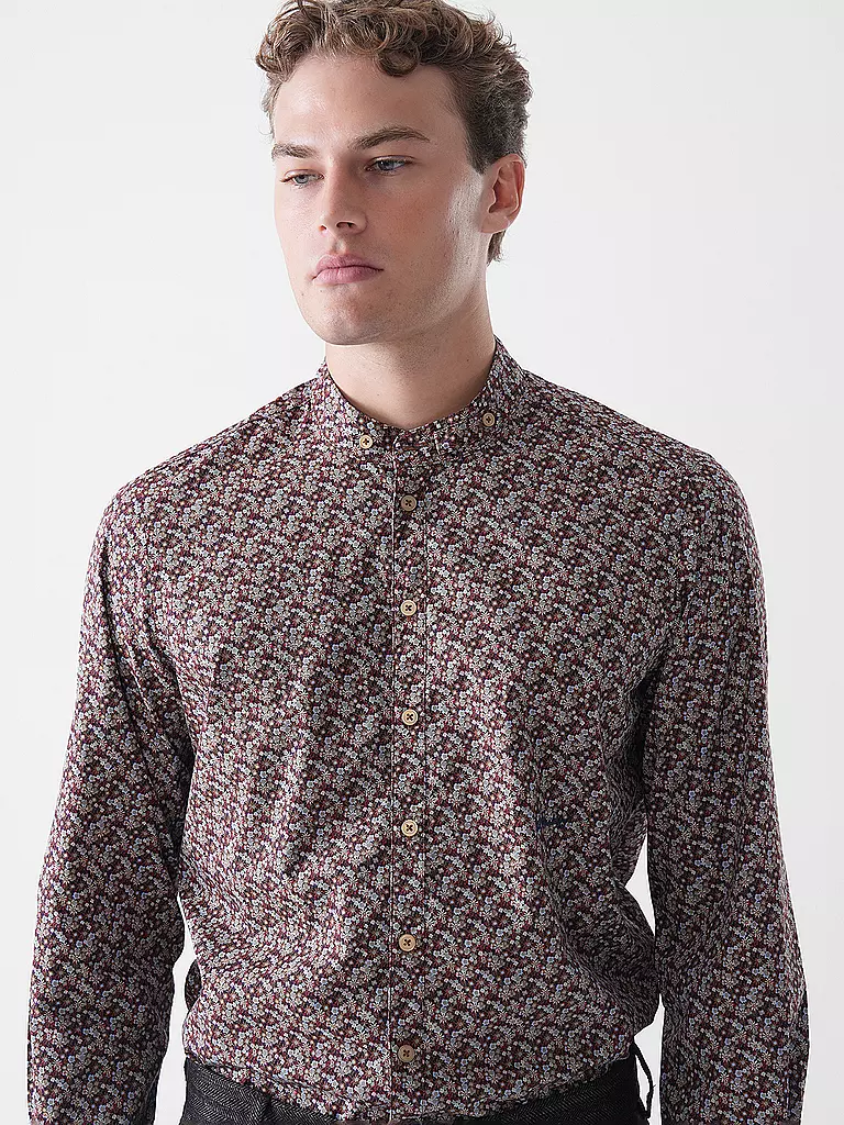 LUIS TRENKER | Chemise traditionnelle LUBERNET | Rouge