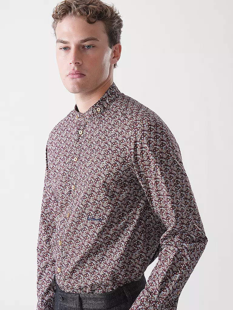 LUIS TRENKER | Chemise traditionnelle LUBERNET | Rouge