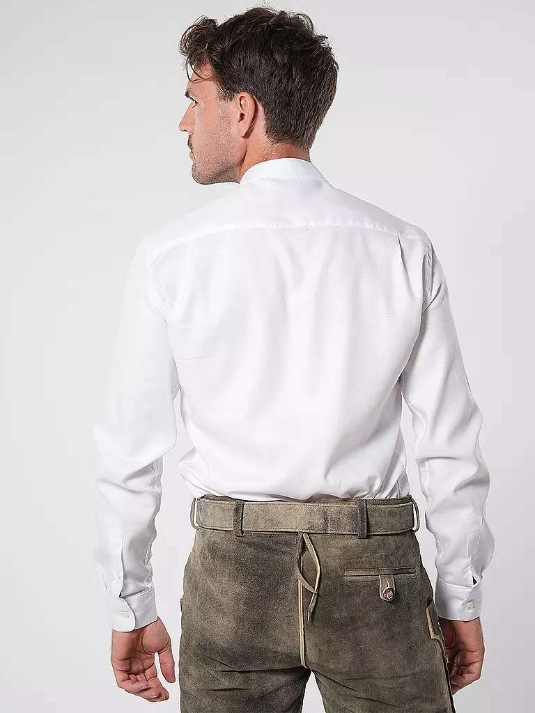 LUIS TRENKER | Chemise traditionnelle LUBERNET | Blanc