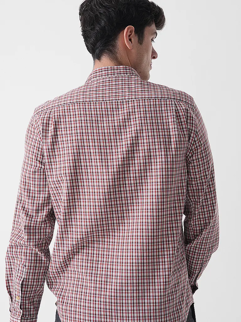 LUIS TRENKER | Chemise traditionnelle LUBERNET | Rouge