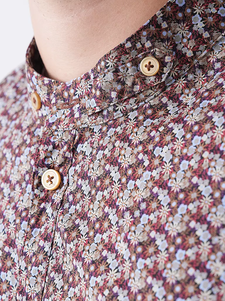 LUIS TRENKER | Chemise traditionnelle LUBERNET | Rouge