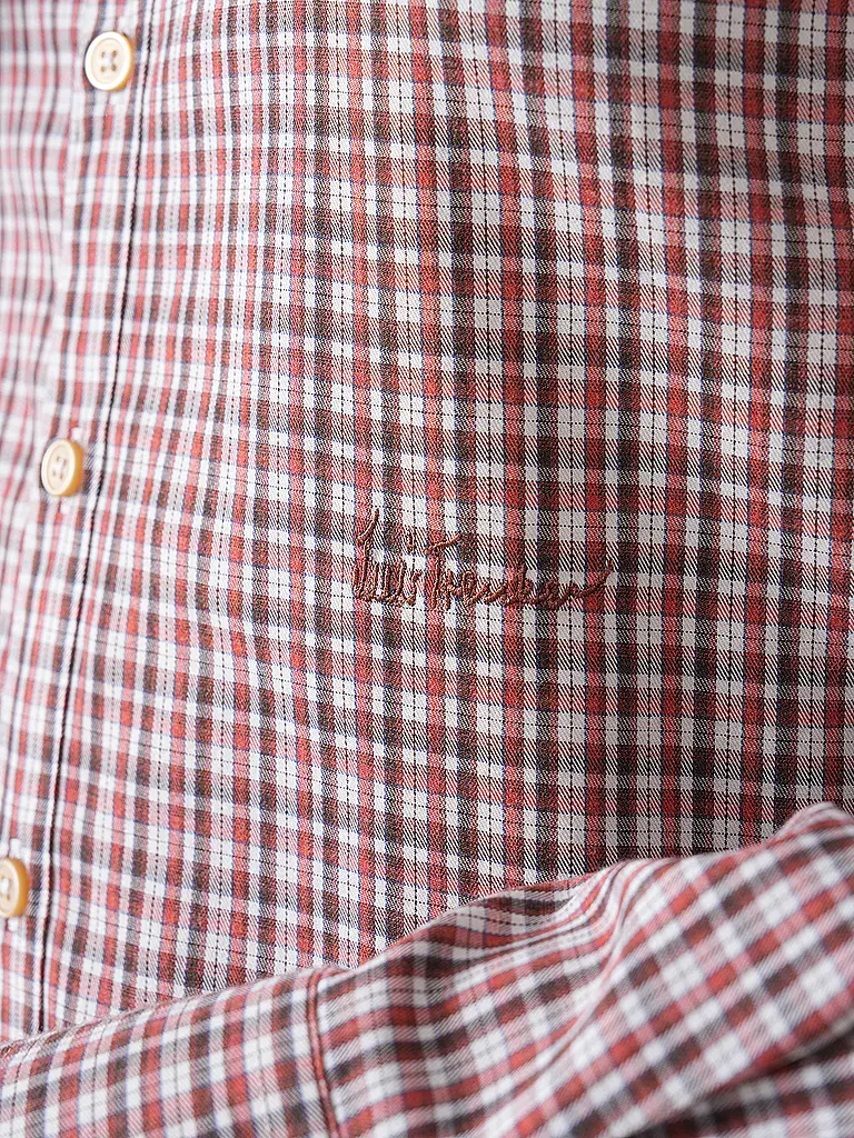 LUIS TRENKER | Chemise traditionnelle LUBERNET | Rouge