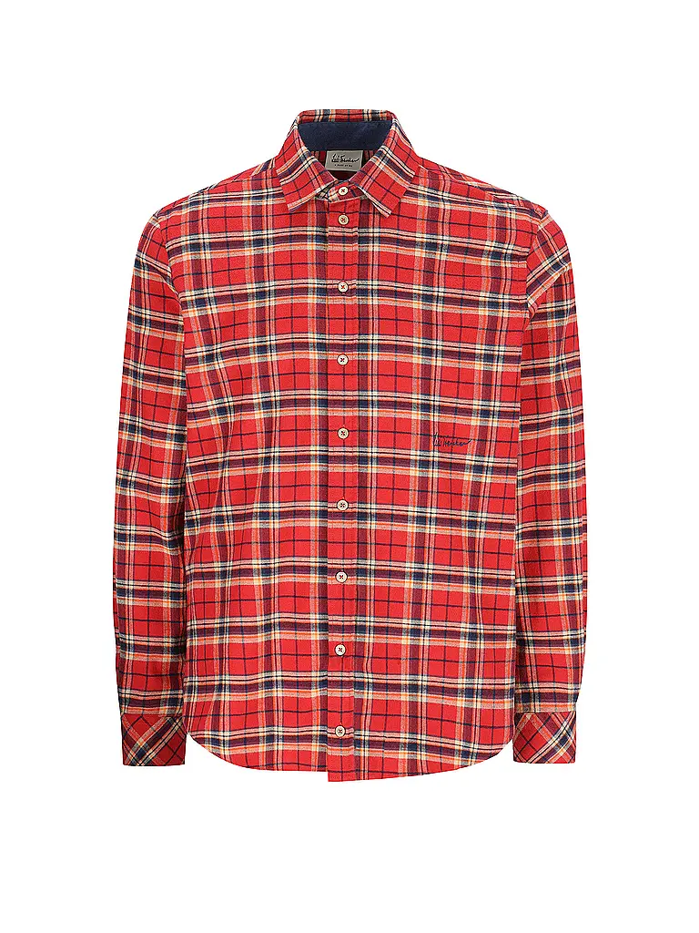 LUIS TRENKER | Chemise traditionnelle LUBODO | Rouge