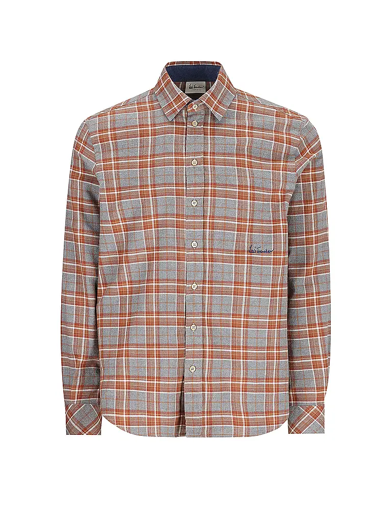 LUIS TRENKER | Chemise traditionnelle LUBODO | Gris clair