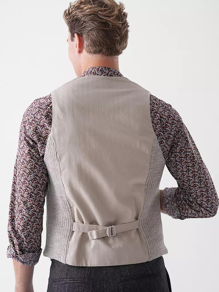 LUIS TRENKER | Gilet traditionnel LUSEBA | Marron clair