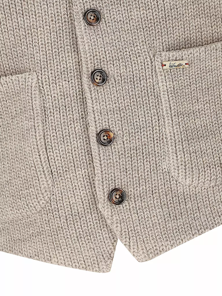 LUIS TRENKER | Gilet traditionnel LUSEBA | Marron clair