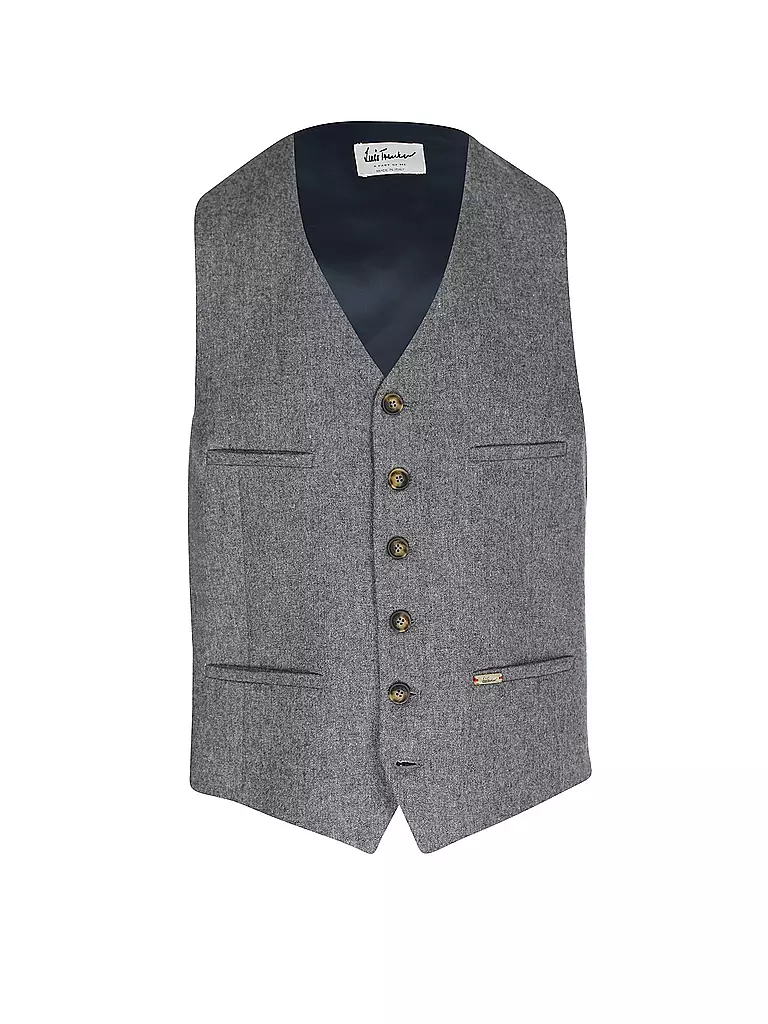 LUIS TRENKER | Gilet traditionnel LUSEBASTIAN | Gris
