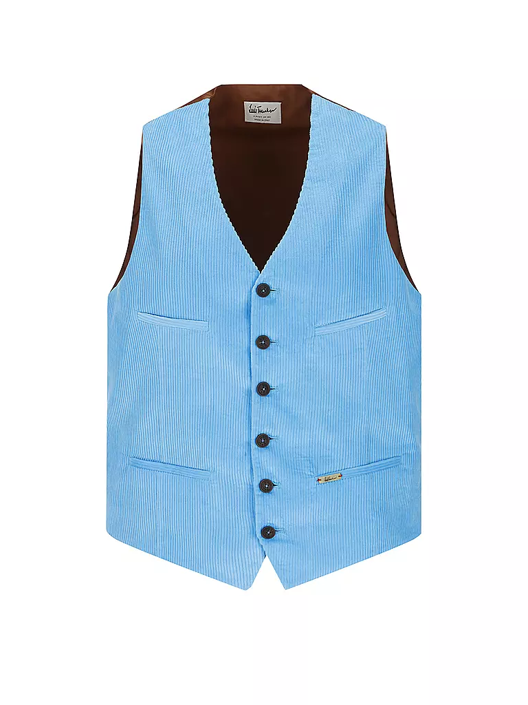 LUIS TRENKER | Gilet traditionnel LUSEBASTIAN | Bleu clair