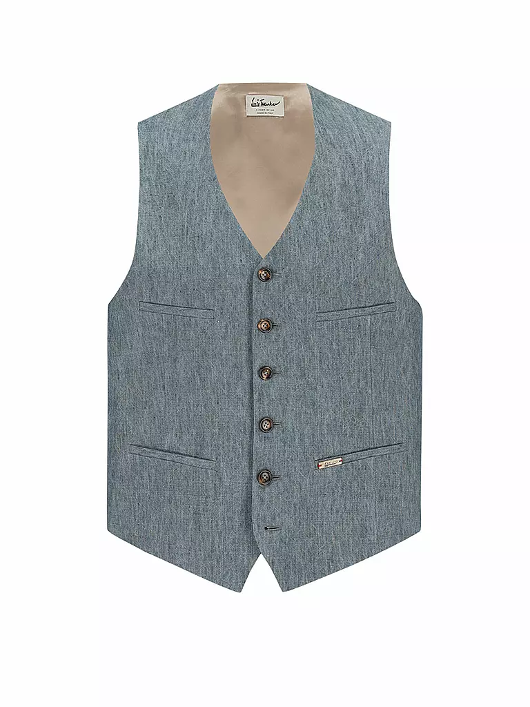 LUIS TRENKER | Gilet traditionnel LUSEBASTIAN | Bleu