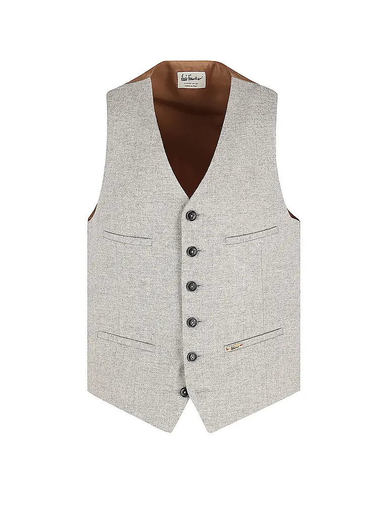 LUIS TRENKER | Gilet traditionnel LUSEBASTIAN | Gris clair