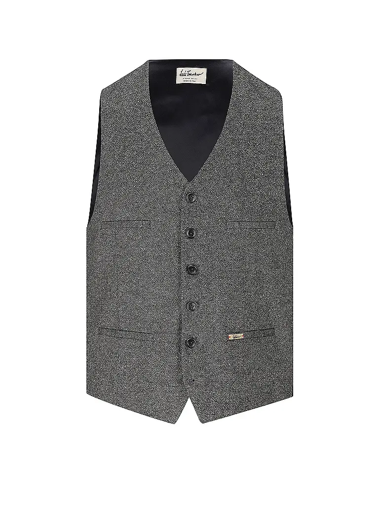 LUIS TRENKER | Gilet traditionnel LUSEBASTIAN | Gris