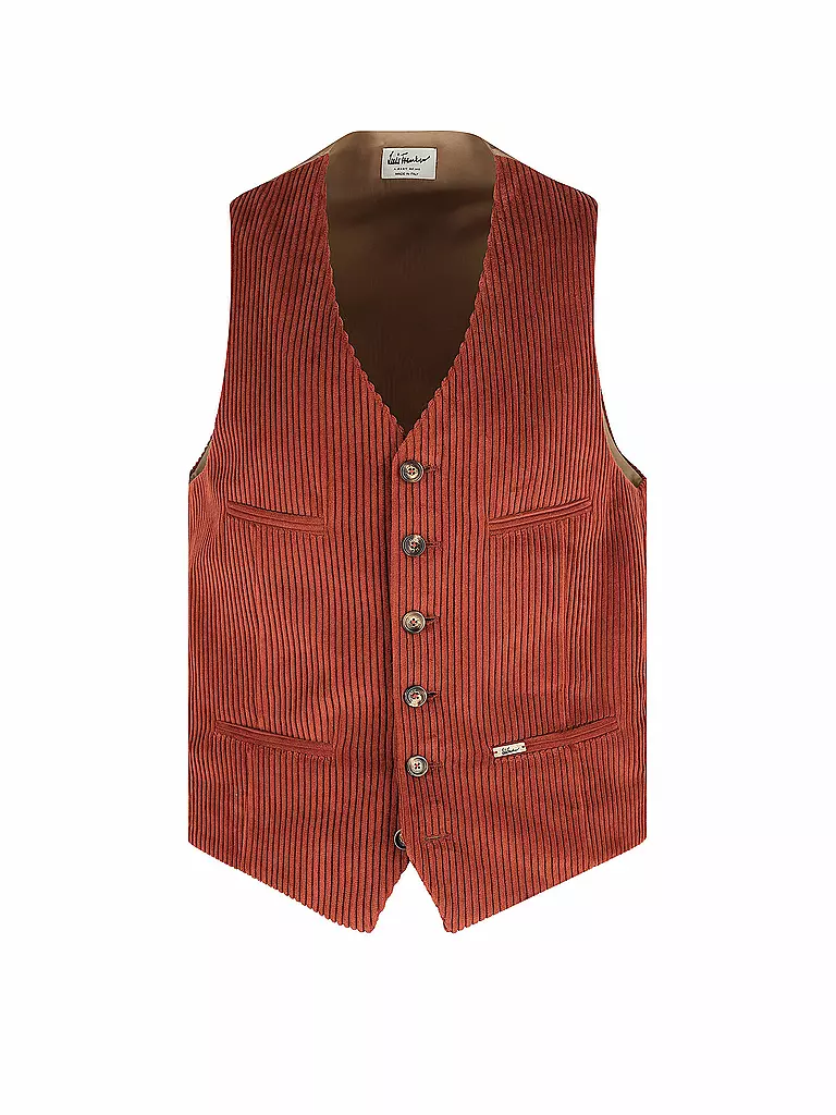 LUIS TRENKER | Gilet traditionnel LUSEBASTIAN | Rouge