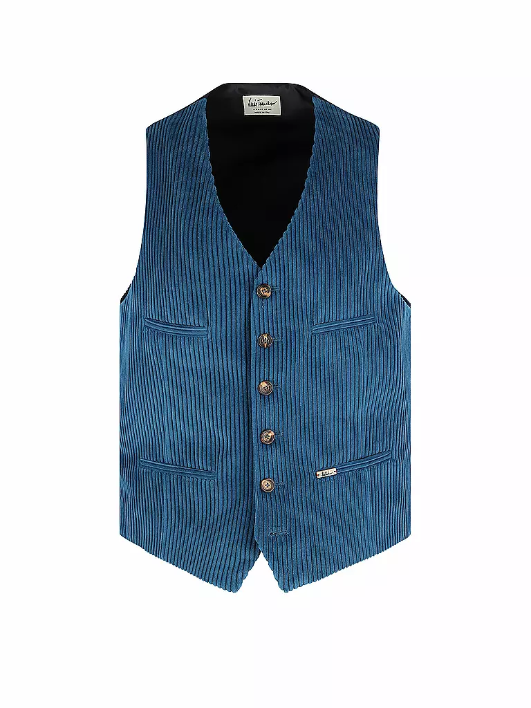 LUIS TRENKER | Gilet traditionnel LUSEBASTIAN | Bleu