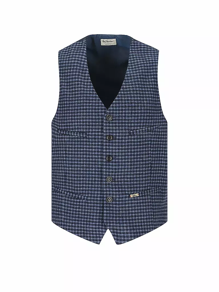 LUIS TRENKER | Gilet traditionnel LUSEBASTIAN | Bleu